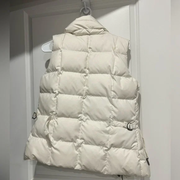 Eddie Bauer Women’s Goose Down Ivory Vest small - Picture 2 of 10